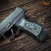 VZ Grips for Sharps Bros Grip Module for the Sig Sauer P365X/XL with FRAG texture in Black Gray color