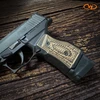 VZ Grips for Sharps Bros Grip Module for the Sig Sauer P365X/XL with Diamond Back texture in Hyena Brown color