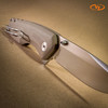 VZ Drop Point Stainless - Frag Brown Earth