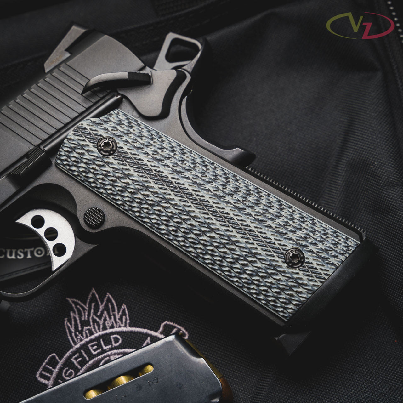 1911 Grips (Full Size) w/ Tactical Slants Texture | VZ Grips