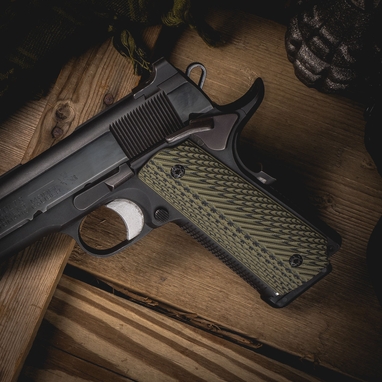 1911 Grips (Compact) w/ VZ Operator™ Texture | VZ Grips