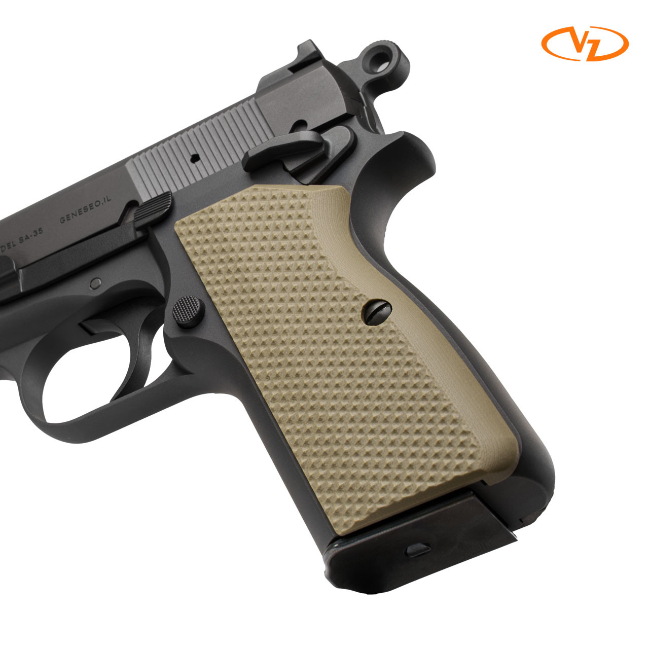 Browning Hi Power Grips w/ Diamond Back Texture | VZ Grips