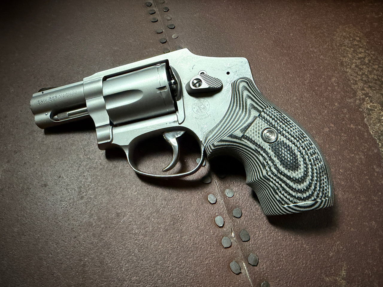 S&W J-Frame Grips (G10) with VZ Tactical Diamonds Texture
