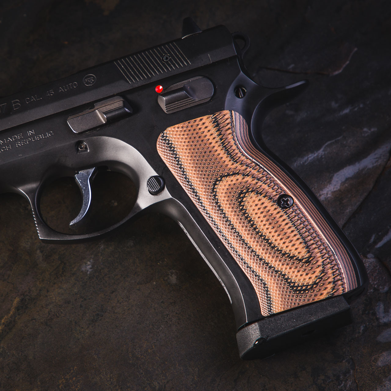 CZ 97 Grips (Palm Swell) w/ VZ Razorback Texture | VZ Grips
