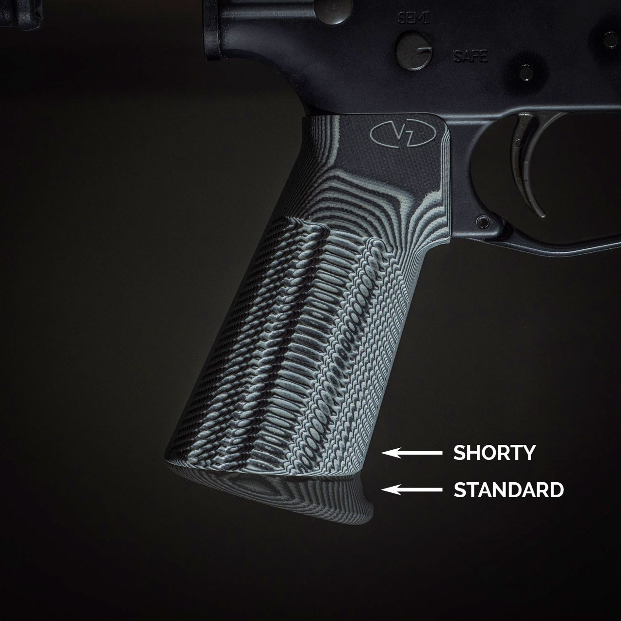 AR15 Diamond Slant Rifle Grip VZ Grips