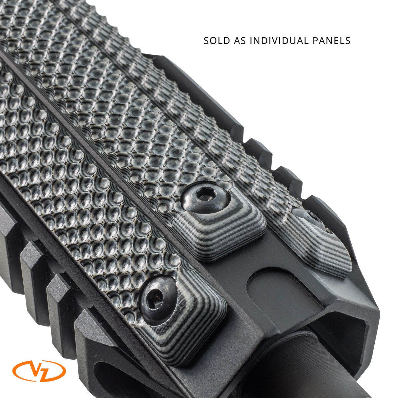 【美品】VZ Racons G10 M-LOK AR-15 ブラック 希少品 AR15 MLOK Rail Cover, 3 Slot | VZ Recon Texture