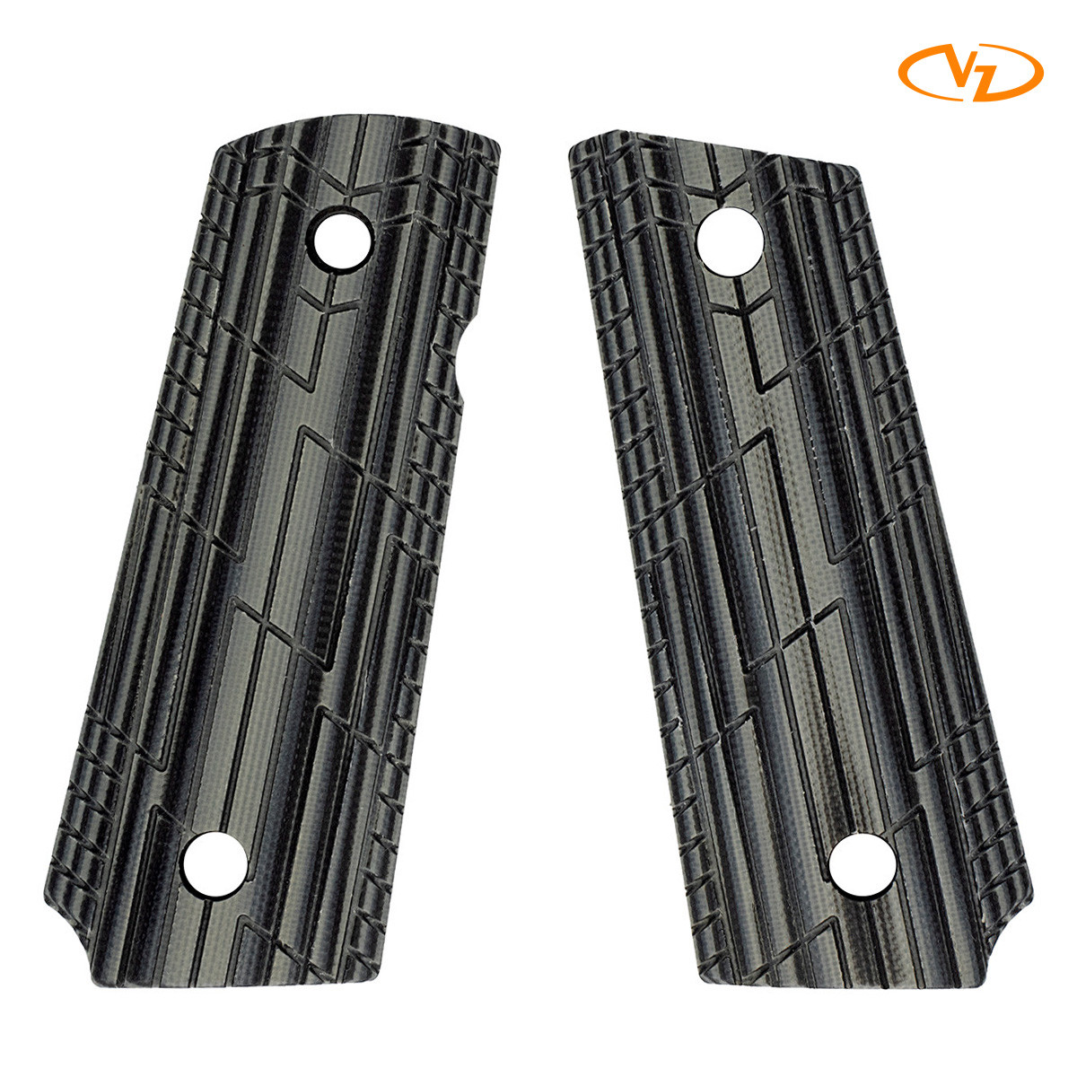 1911 Compact Pistol Grips - VZ Bawidamann Walkure - Black Gray