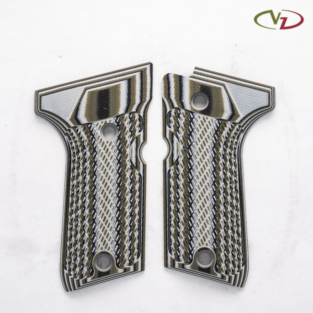 Beretta 92 Tactical Slant Grips - Compact - Predator Green