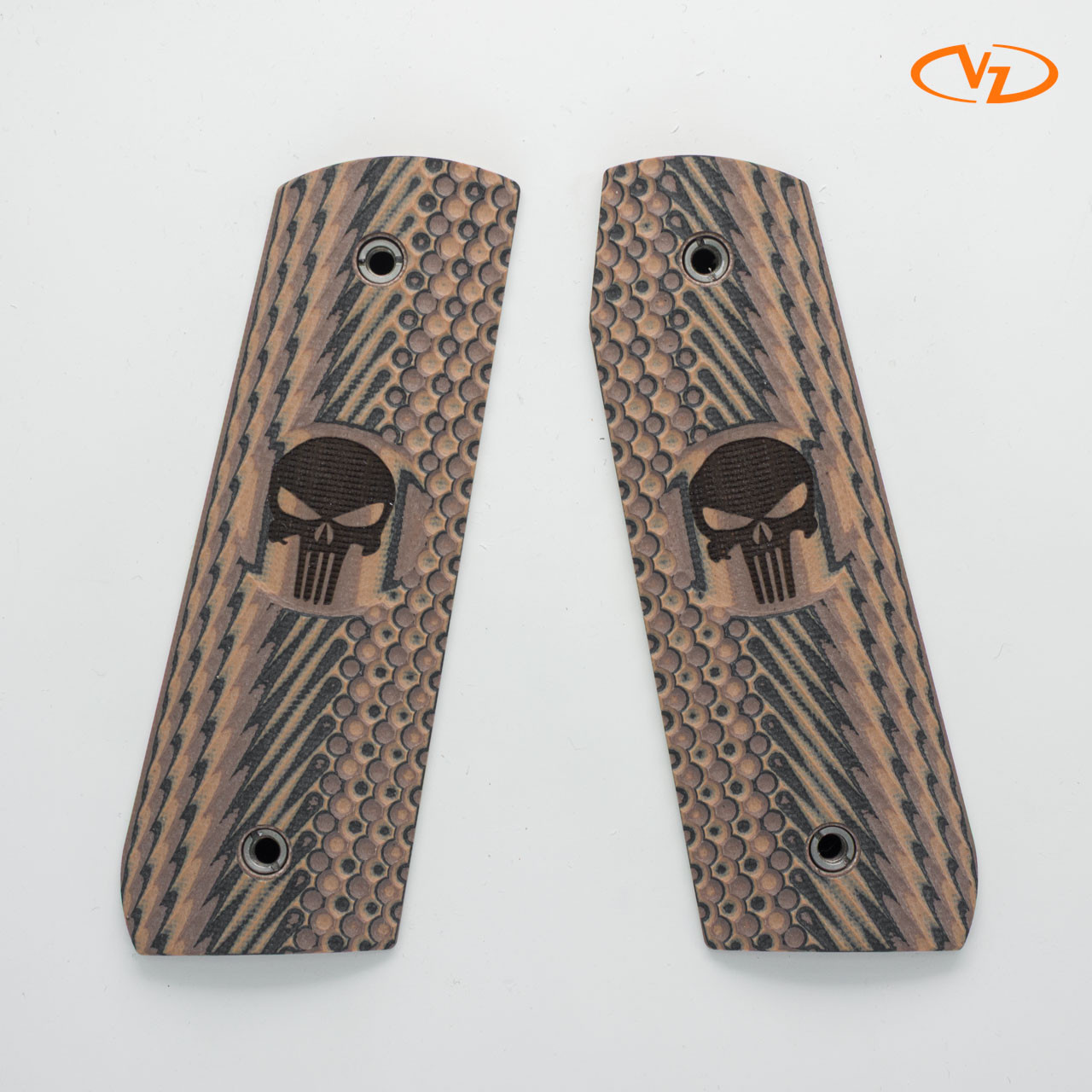 VZ Grips オペレーター3 ハイエナブラウン Ruger 22/45 Mark III - Punisher - Operator II - Hyena Brown - VZ Grips