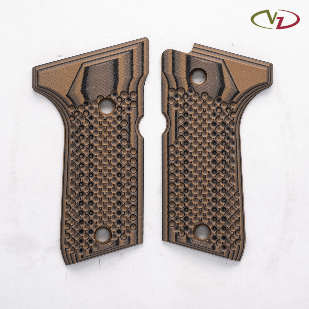 Beretta 92 Compact Grips - Recon - Mocha - VZ Grips