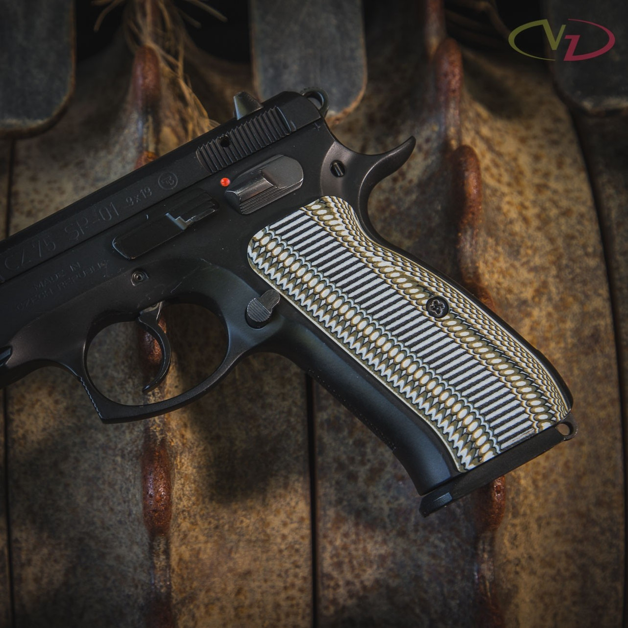 CZ 75 Compact Grips with G10 Alien Texture | VZ Grips