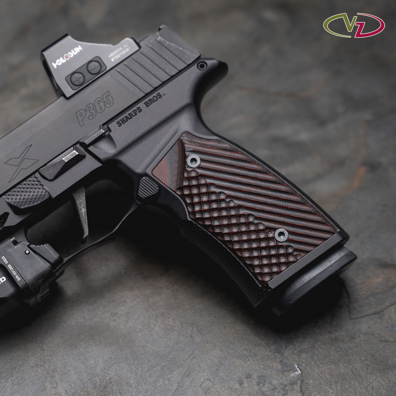 VZ Grips | VZ Operator II™ grips for Sharps Bros P365 X Macro frame