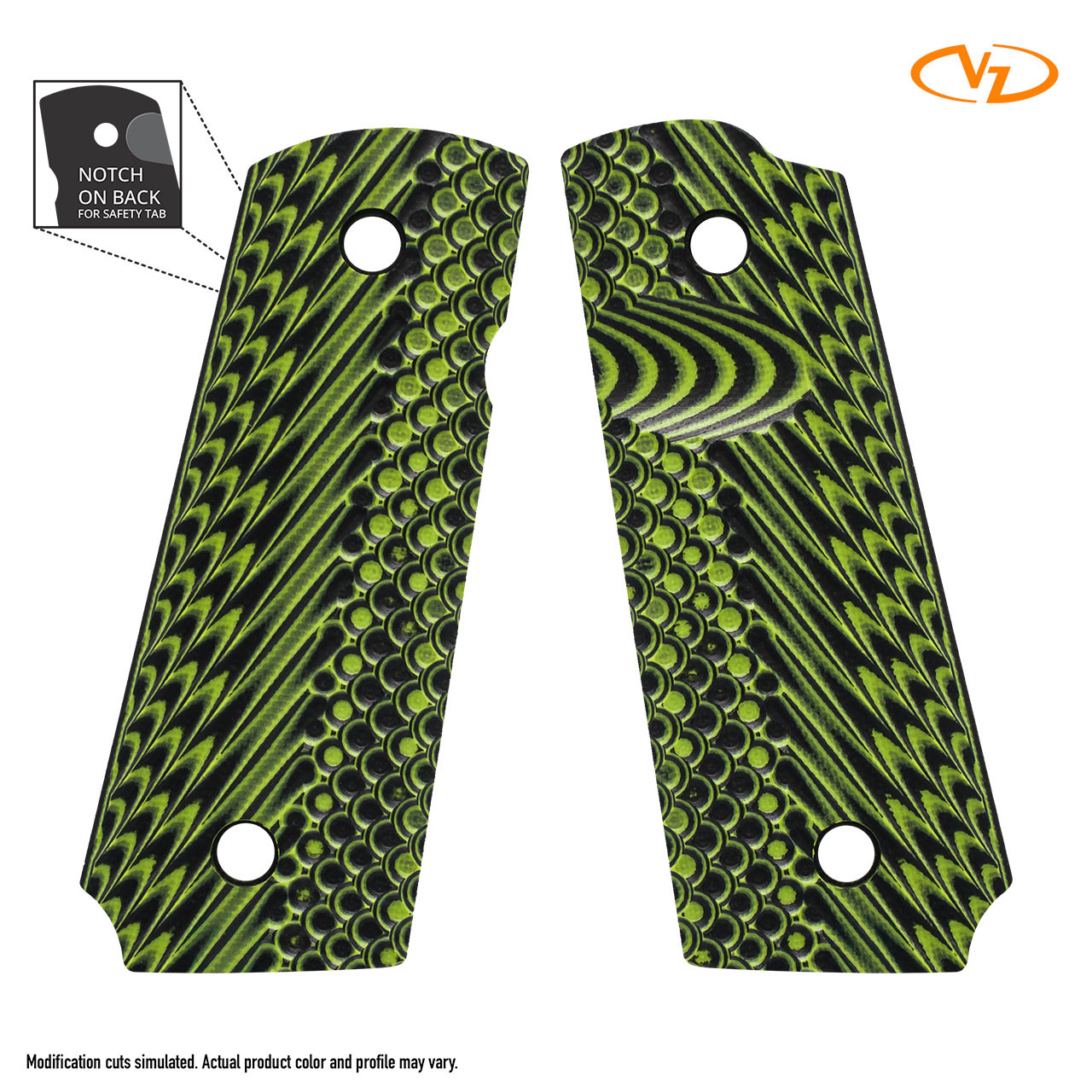 VZ Operator II - Green Lantern - Compact - Thumb Notch - Ambi - VZ