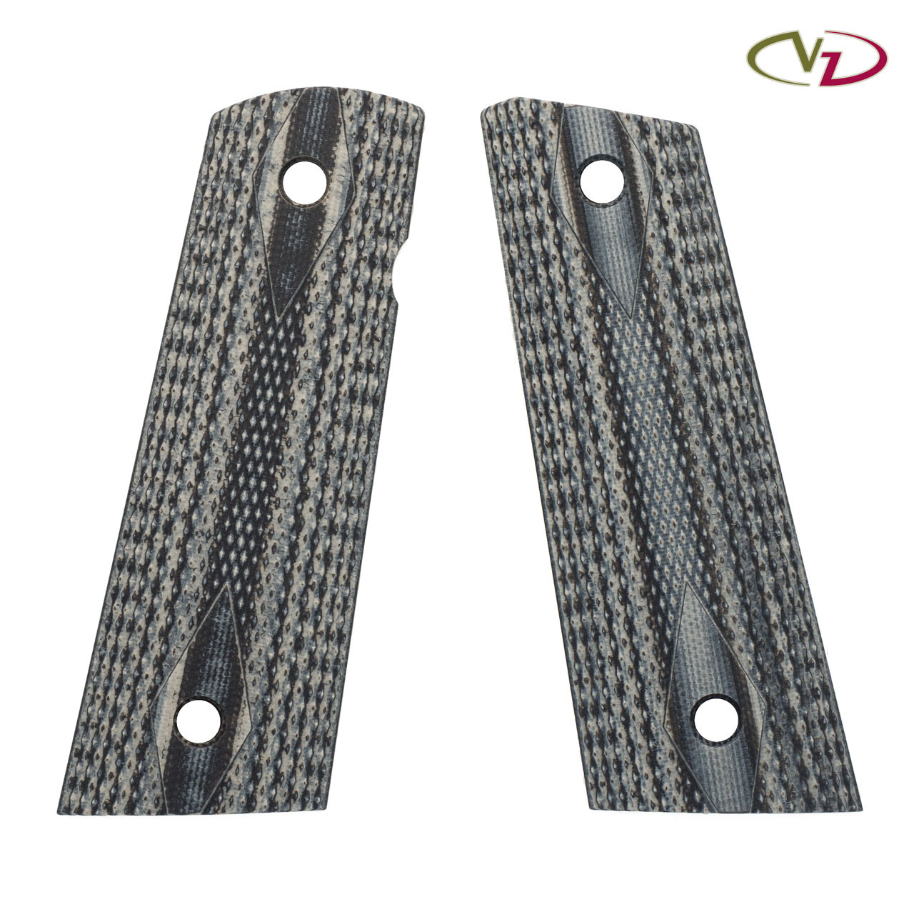 VZ Grips Clearance | Full-Size 1911 - Double Diamond - Black