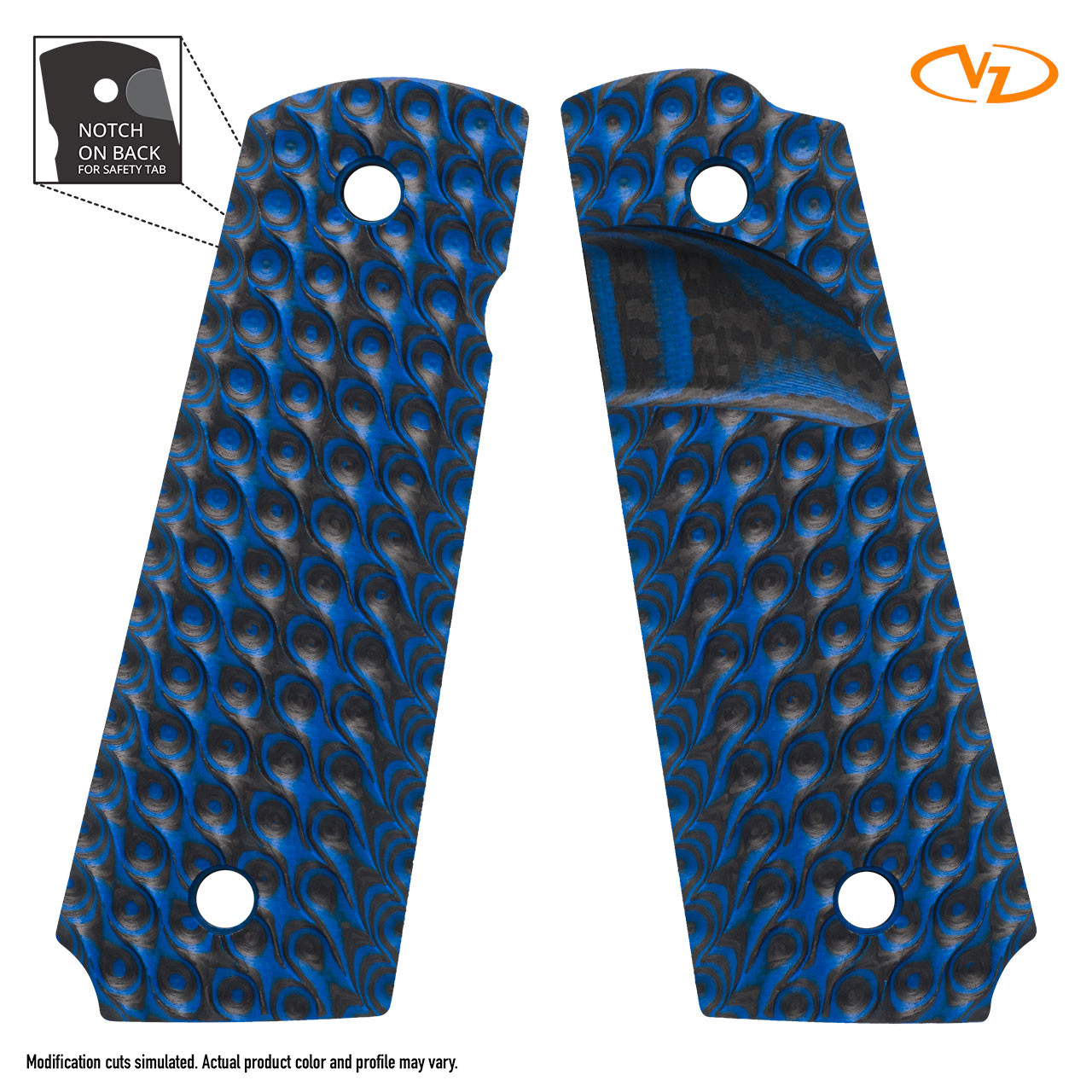 VZ Hydra - Carbon Fiber Blue - Super Scoop - Ambi - VZ Grips