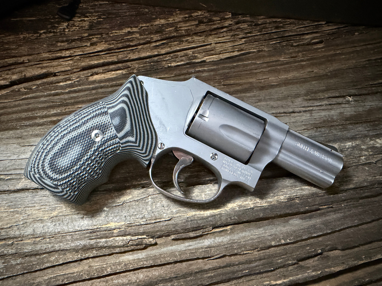 S&W J-Frame High Horn Grip - Tactical Diamond - VZ Grips