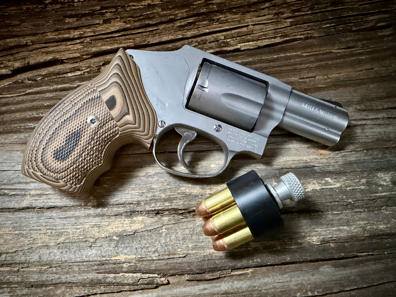 S&W J-Frame High Horn Grip - Tactical Diamond - VZ Grips