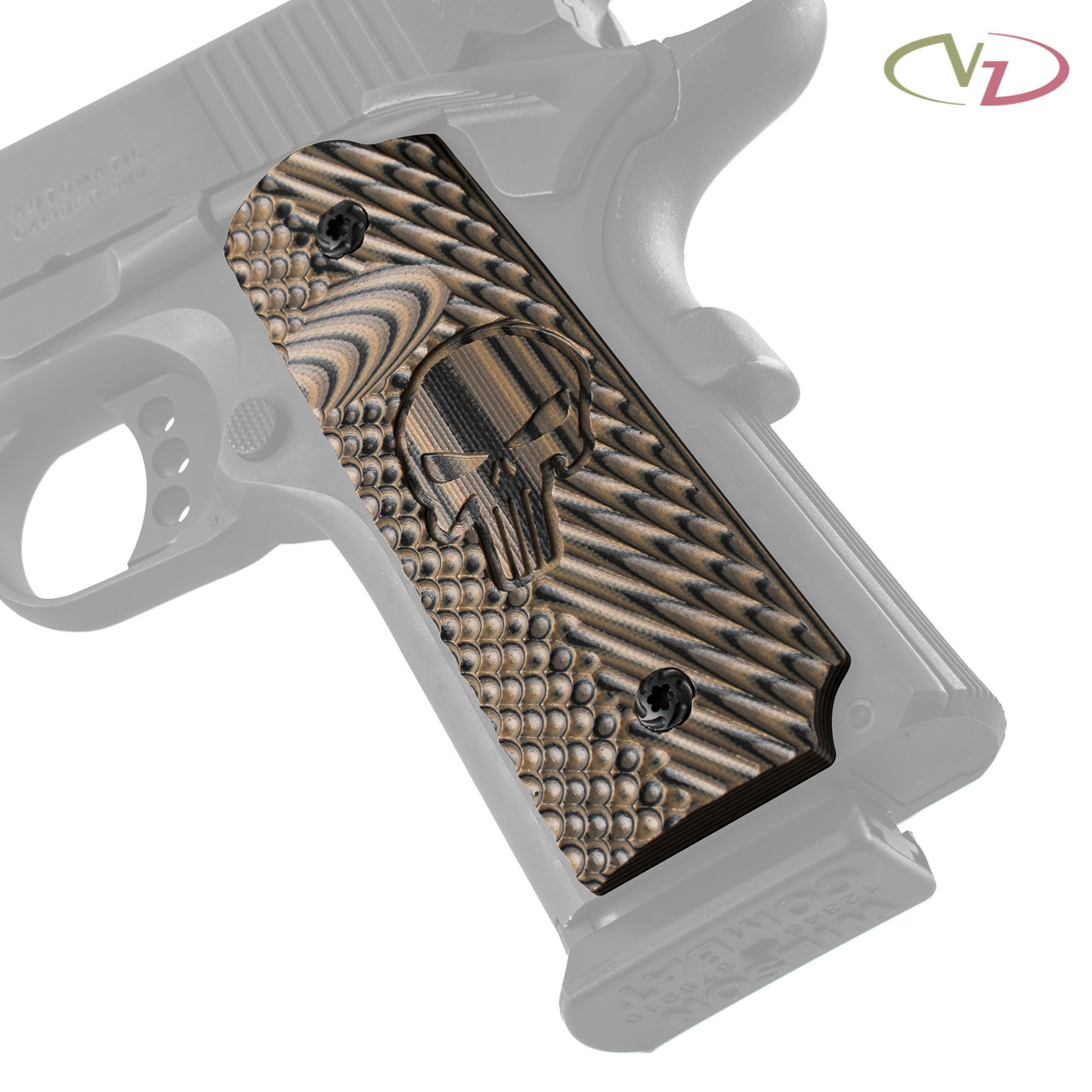 1911 Grips (Compact Size) with VZ Castle Texture | VZ Grips