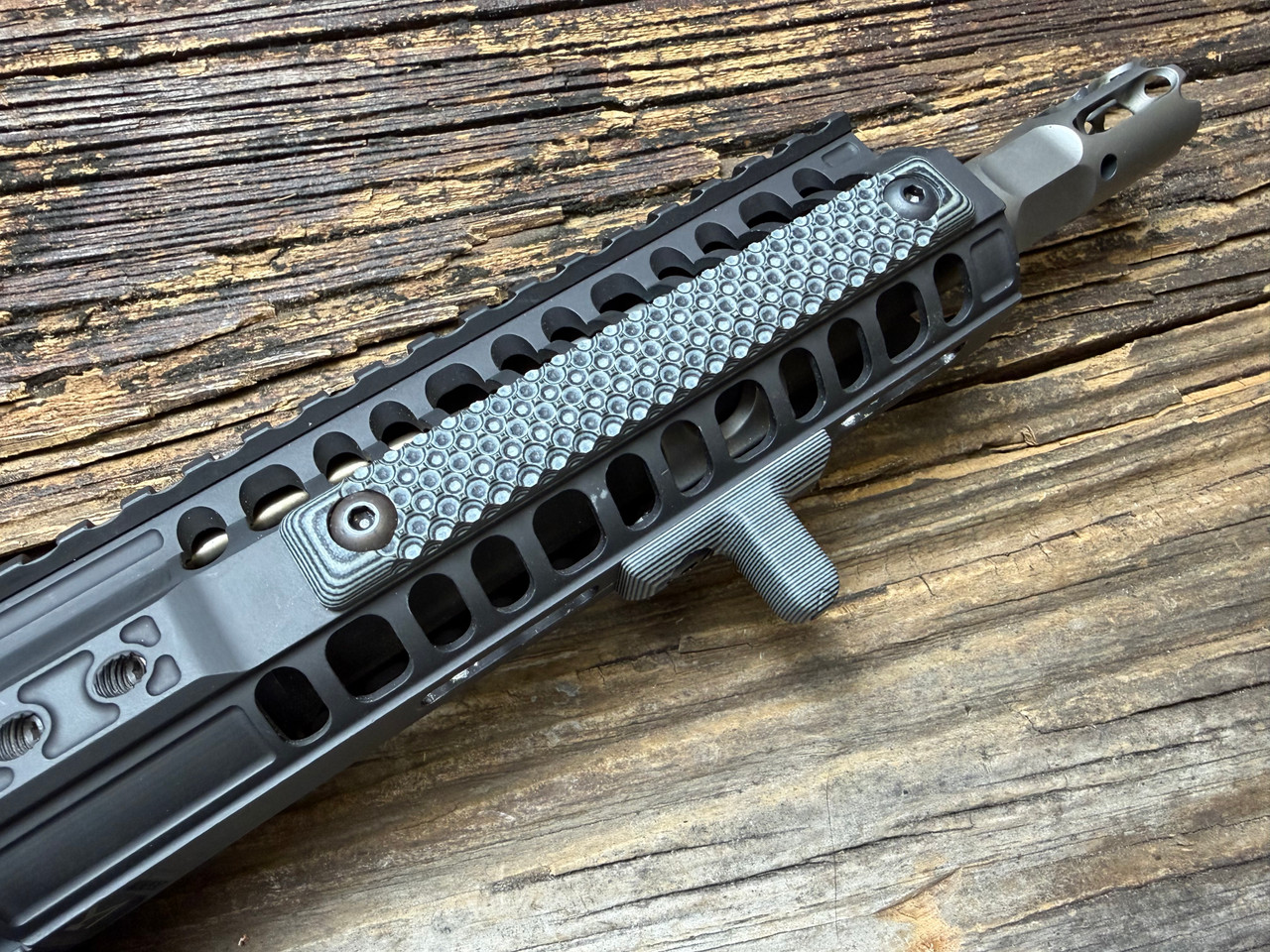 AR-15 Stand Alone Hand Stop MLOK Rail | Smooth Texture