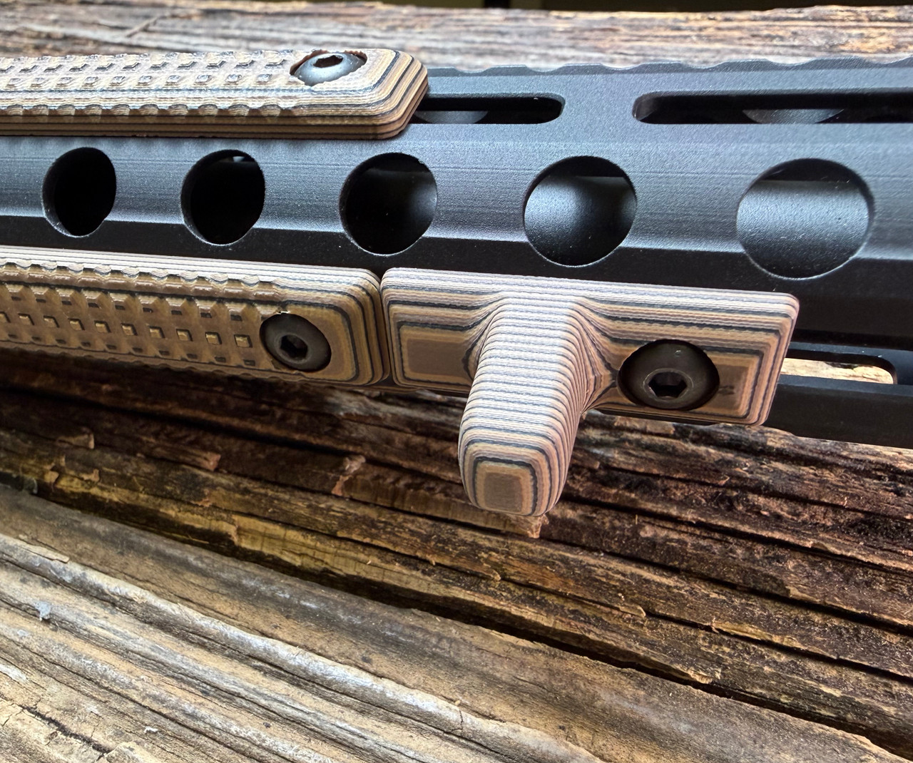 AR-15 Stand Alone Hand Stop MLOK Rail | Smooth Texture