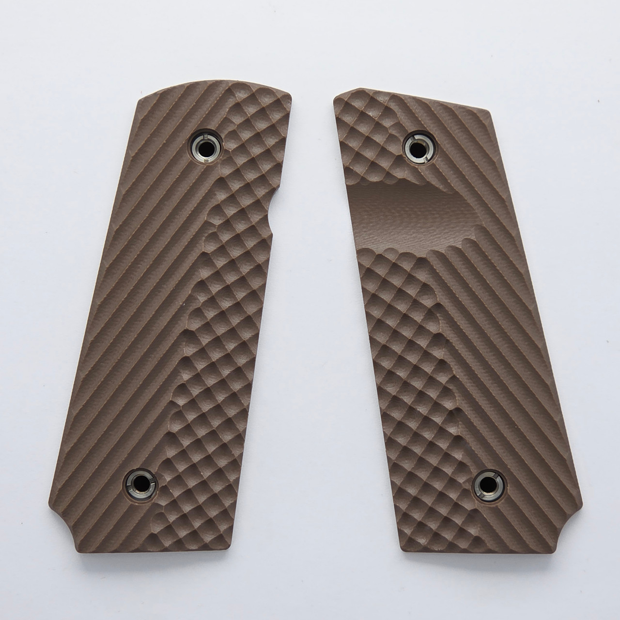 VZ Operator II - Earth Brown - Compact - Slim -Thumb Notch - VZ Grips