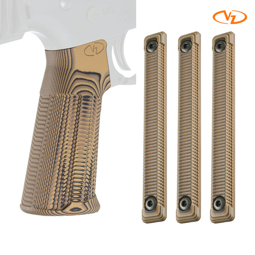AR15 Grips Bundle (Grip + Rail Covers) w/ VZ Hydra Texture