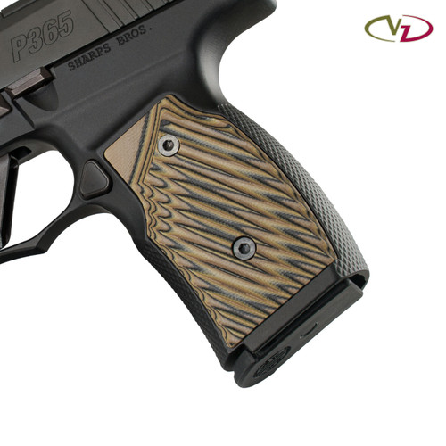 VZ Slant G-10 grips for the Sharps Bros P365 X/XL frame