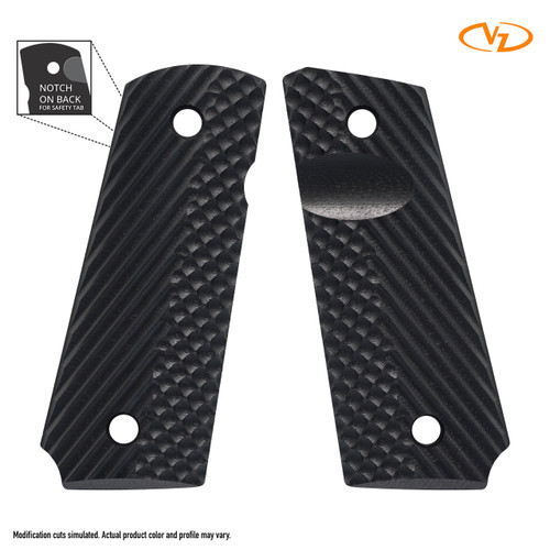 VZ Grips オペレーター2 ブラック VZ Operator II - Black - Slim - Thumb Notch - VZ Grips