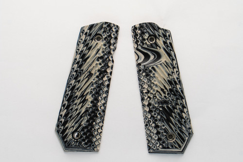 VZ Operator II - Burl Black Gray - Bobtail - Thumb Notch - Ambi