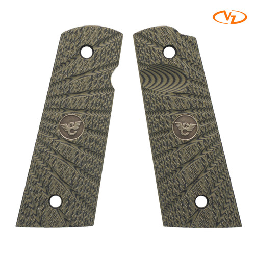 VZ Starburst - Dirty Olive - Magwell - Thumb Notch - Ambi - WC Medallion