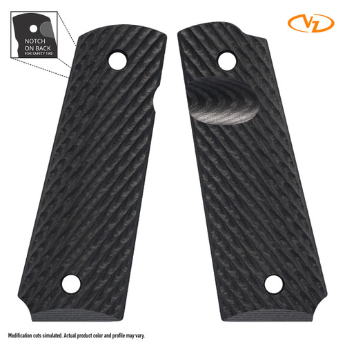 VZ Slant - Carbon Fiber - Beveled Bottom - Thumb Notch - Ambi