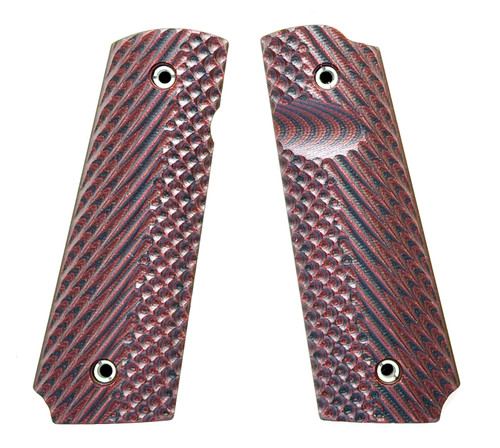 VZ Operator II - Black Gray Burl - Thumb Notch - Ambi - VZ Grips