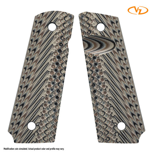 VZ Operator II - Hyena Brown - Compact - Slim - Thumb Notch - VZ Grips