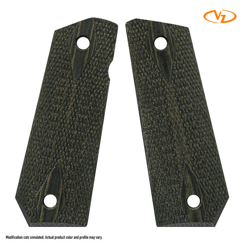 VZ Double Diamond - Green Black Linen - Slim - Bobtail