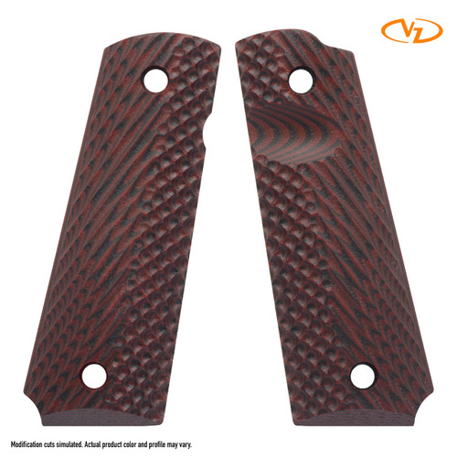 VZ Operator II Palm Swell - Black Cherry - Bevel - Thumb Notch