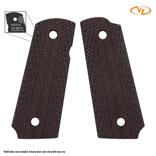 VZ Tactical Slants - Black Cherry - Compact - Ambi