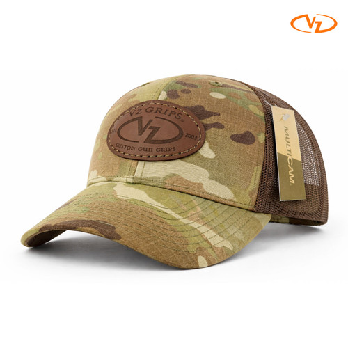 VZ Grip's Multicam hat with leather patch