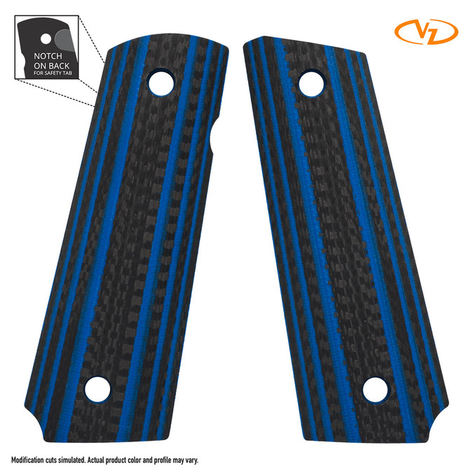 VZ 320 Smooth - Carbon Fiber Blue - Compact - Slim - Ambi