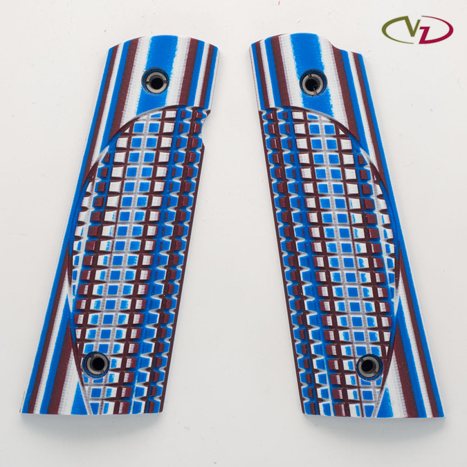 VZ ETC/FRAG - Dark Red, White & Blue - Magwell - Ambi VZ ETC/FRAG - Dark Red, White & Blue - Magwell - Ambi