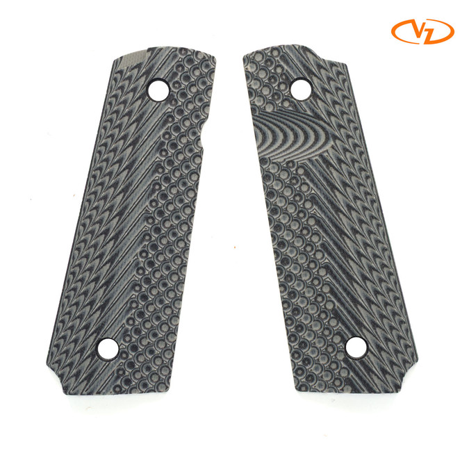 VZ Operator II - Black Gray - Thumb Notch - Ambi/RIA-Internal Magwell Cut VZ Operator II - Black Gray - Thumb Notch - Ambi/RIA-Internal Magwell Cut
