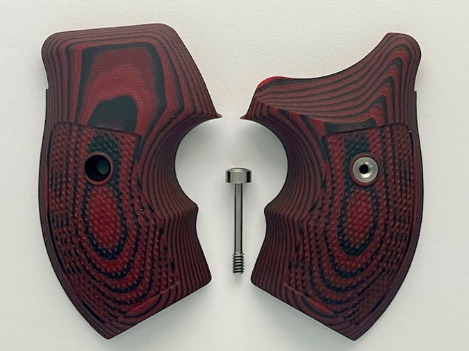 S & W J-Frame - Tactical Diamond - Red Black 