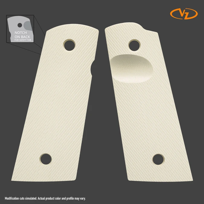VZ 320 - Ivory - Compact - Magwell - Thumb Notch - Ambi
