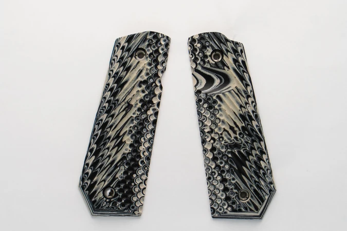 VZ Operator II - Burl Black Gray - Bobtail - Thumb Notch - Ambi