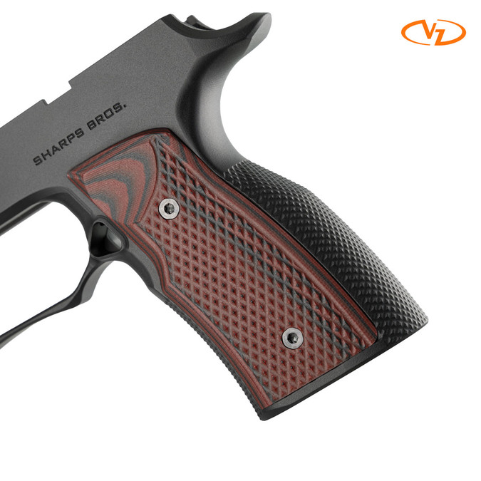 VZ's Diamond Back G-10 grips for the Sharps Bros P320 improved grip module VZ's Diamond Back G-10 grips for the Sharps Bros P320 improved grip module