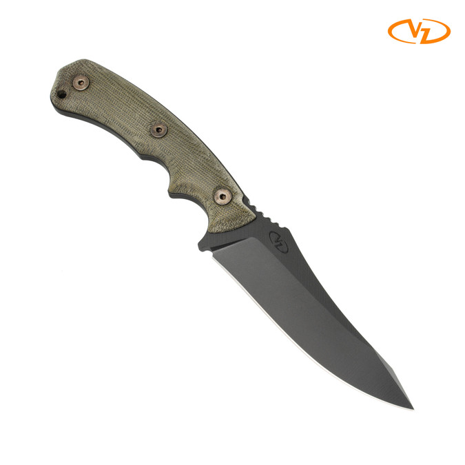 Persian Fighter Fixed Blade Knife with Smooth Micarta Scales