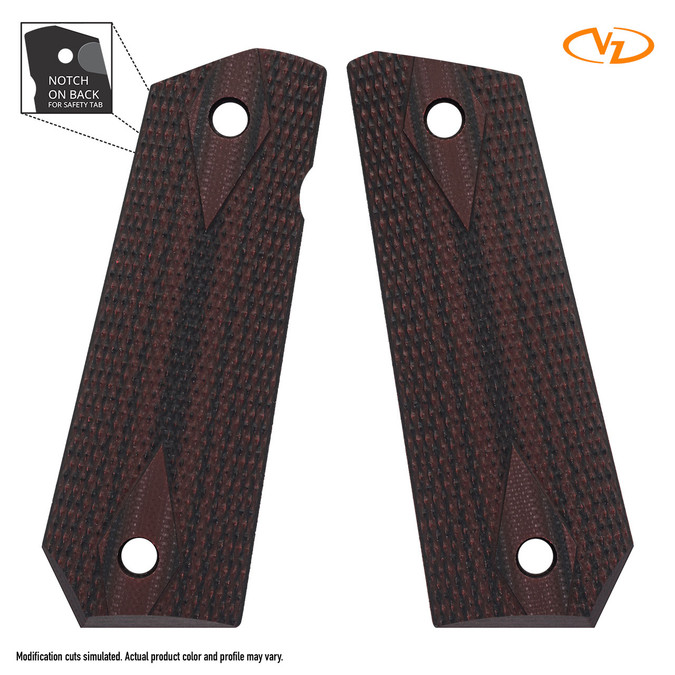 VZ Double Diamond - Black Cherry - Slim - Bobtail - Ambi(Pin Hole oversized) VZ Double Diamond - Black Cherry - Slim - Bobtail - Ambi(Pin Hole oversized)