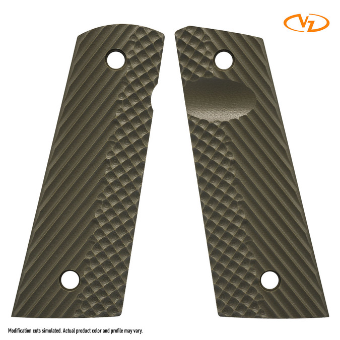 VZ Operator II - Army Green - Slim - Magwell - Thumb Notch