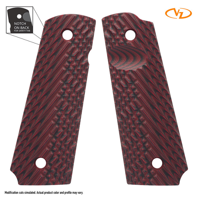 VZ Operator IV - Black Cherry - Thumb Notch - Ambi