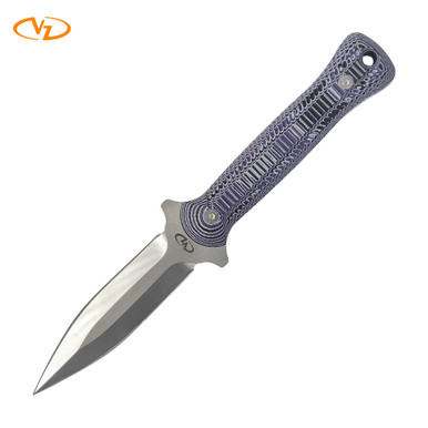 VZ Leonidas Steel Dagger | Plain Blade & Alien G-10 Scales