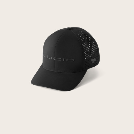 Lucid Logo Perforated Cap - Black